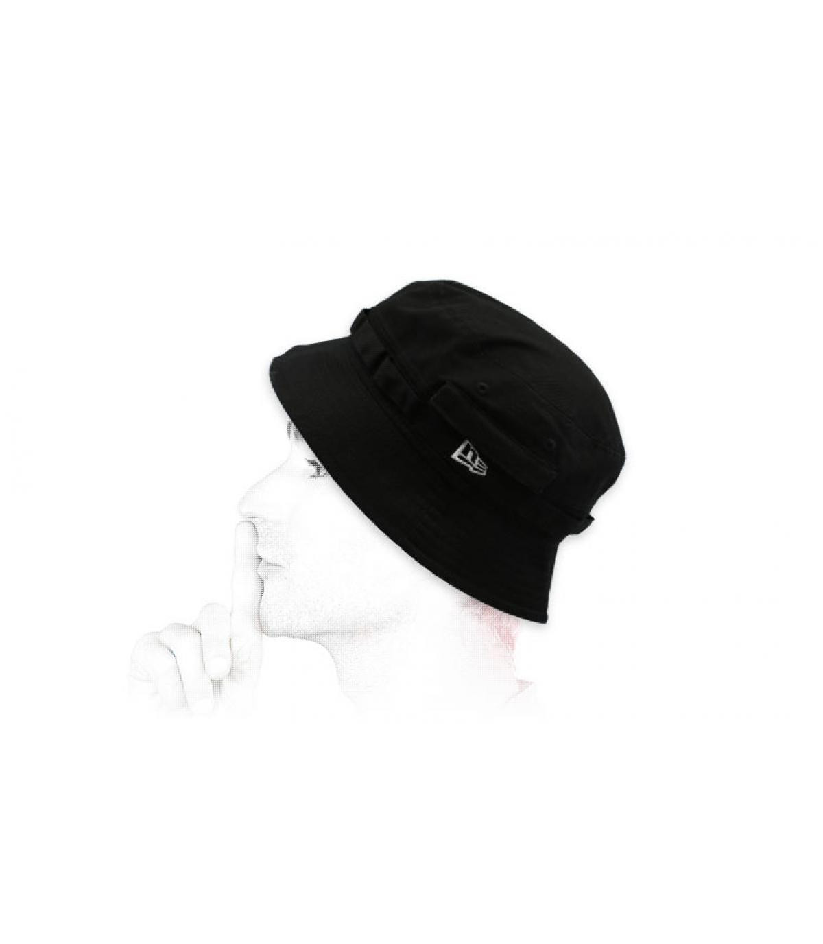 black bob New Era Bucket Explorer NE black